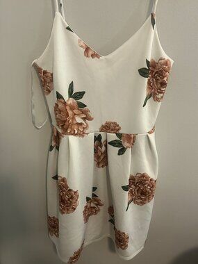 monteau floral dress size large